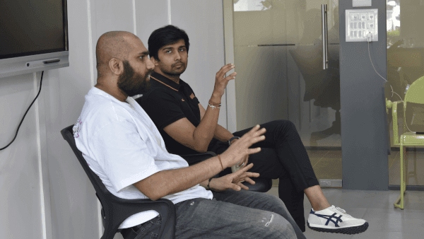 two eminent people - vikrant and jay shah at desportz