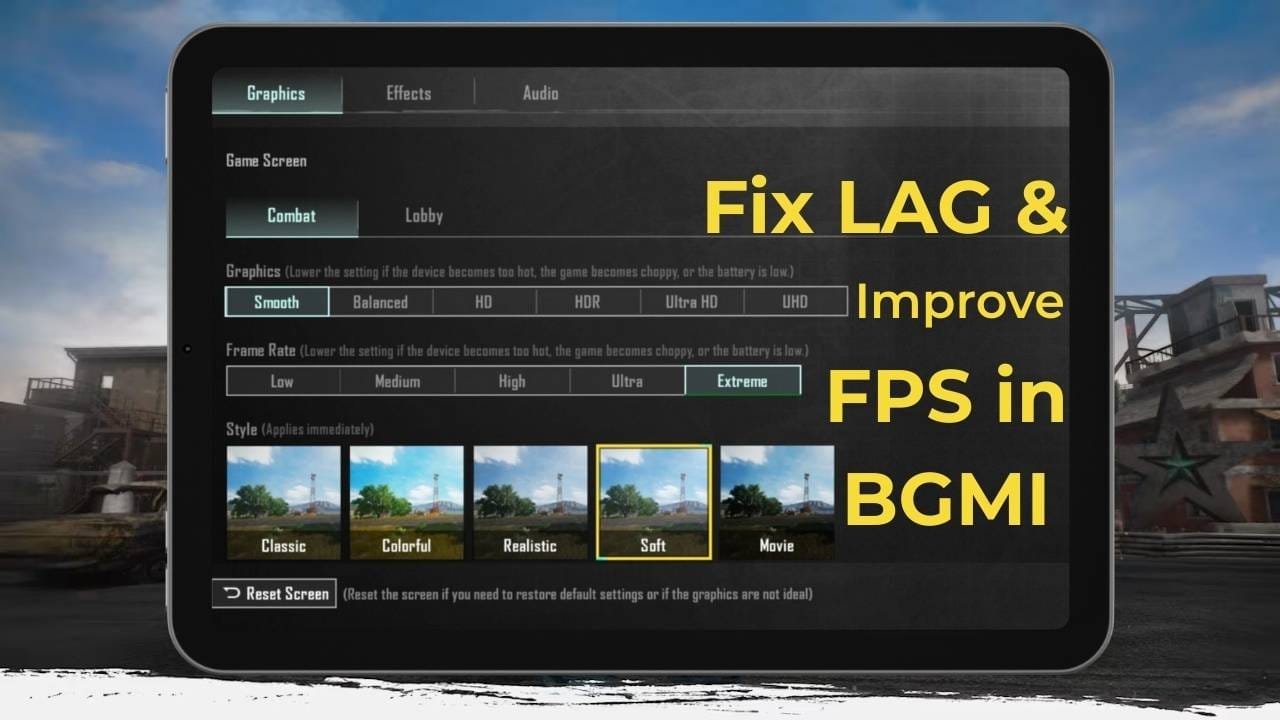 how to fix lag and improve fps in bgmi - best tips