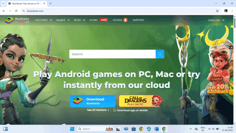 Bluestacks Official Homepage